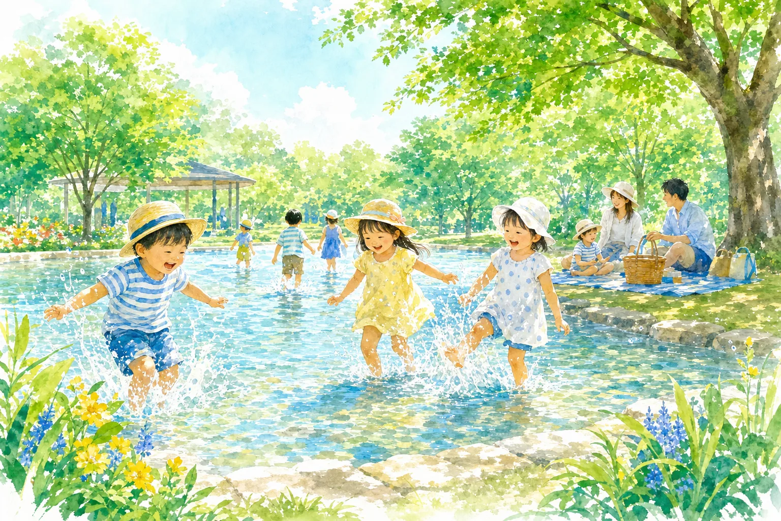 2026年 天竜川ラブリバー公園 じゃぶじゃぶ池 1日満喫コース