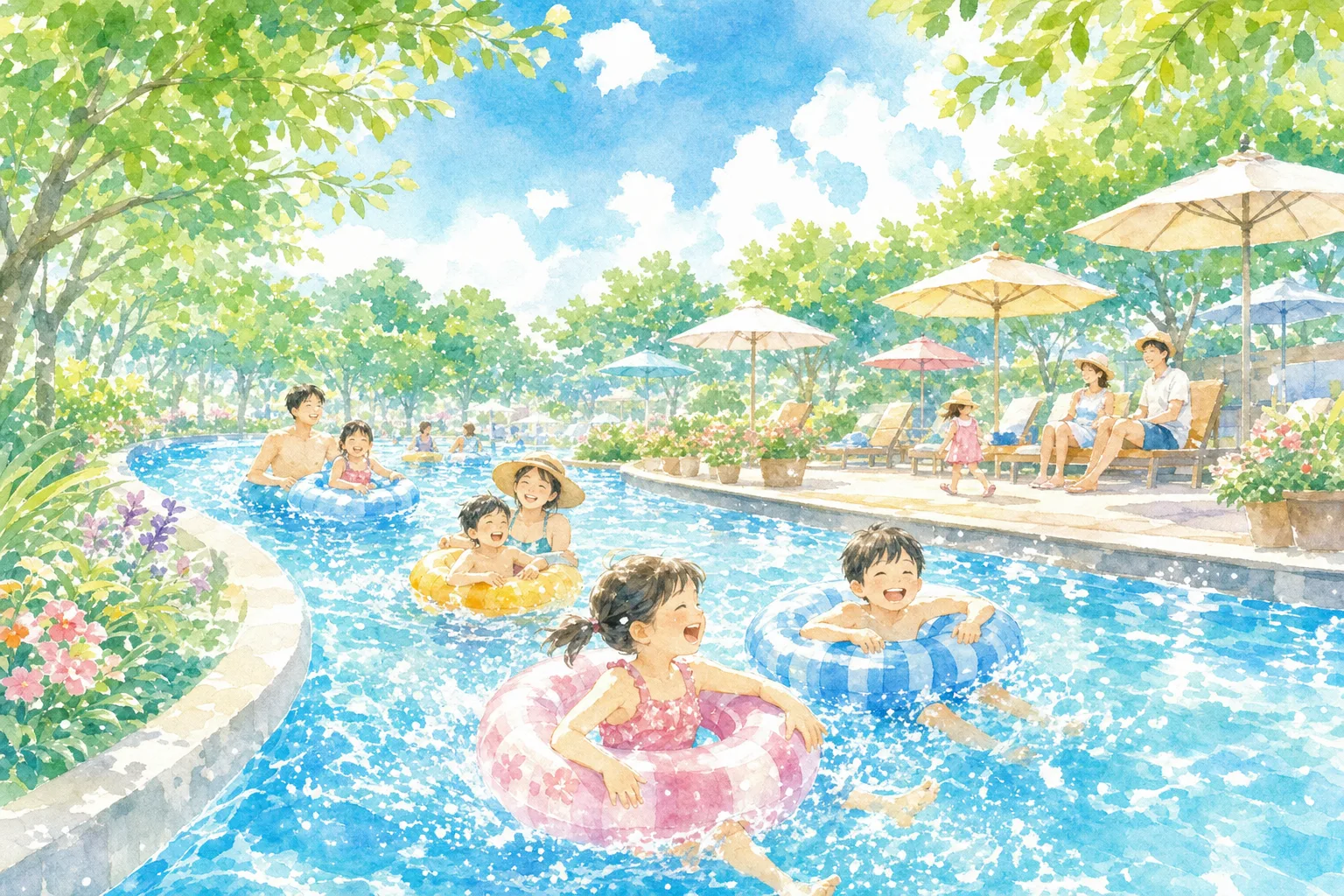 2026年 アルネットホームスマイルパークしらこばと 夏季プール 1日満喫コース