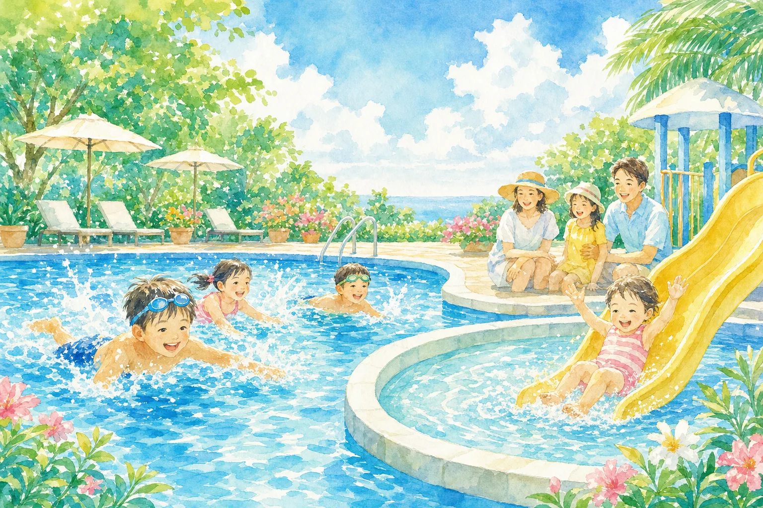 2026年 みつわ台第2公園水泳プール 1日満喫コース