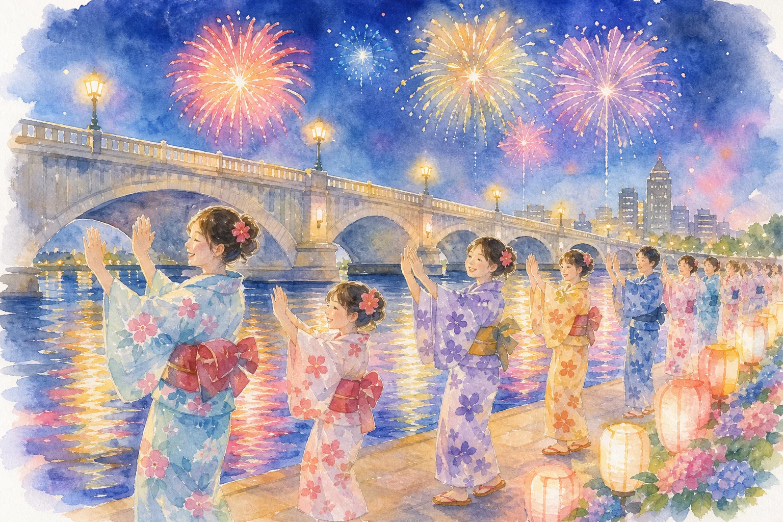 柾谷小路〜萬代橋〜万代地区(新潟まつり会場)
