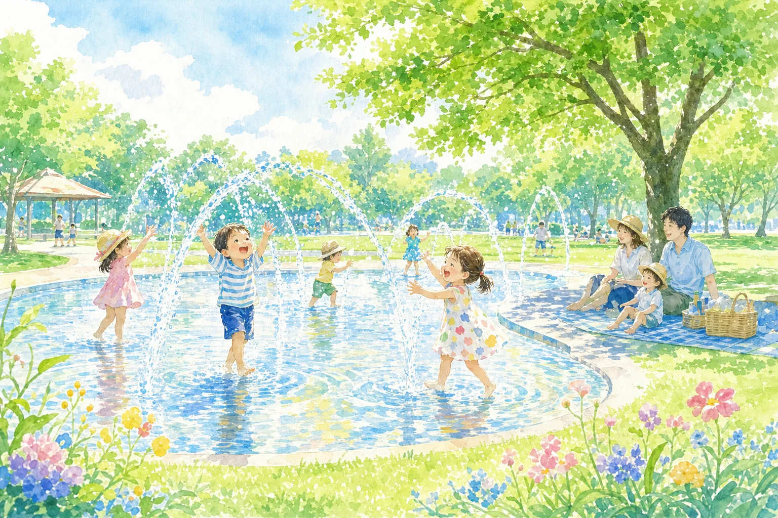 2026年 あがた公園 噴水広場 1日満喫コース