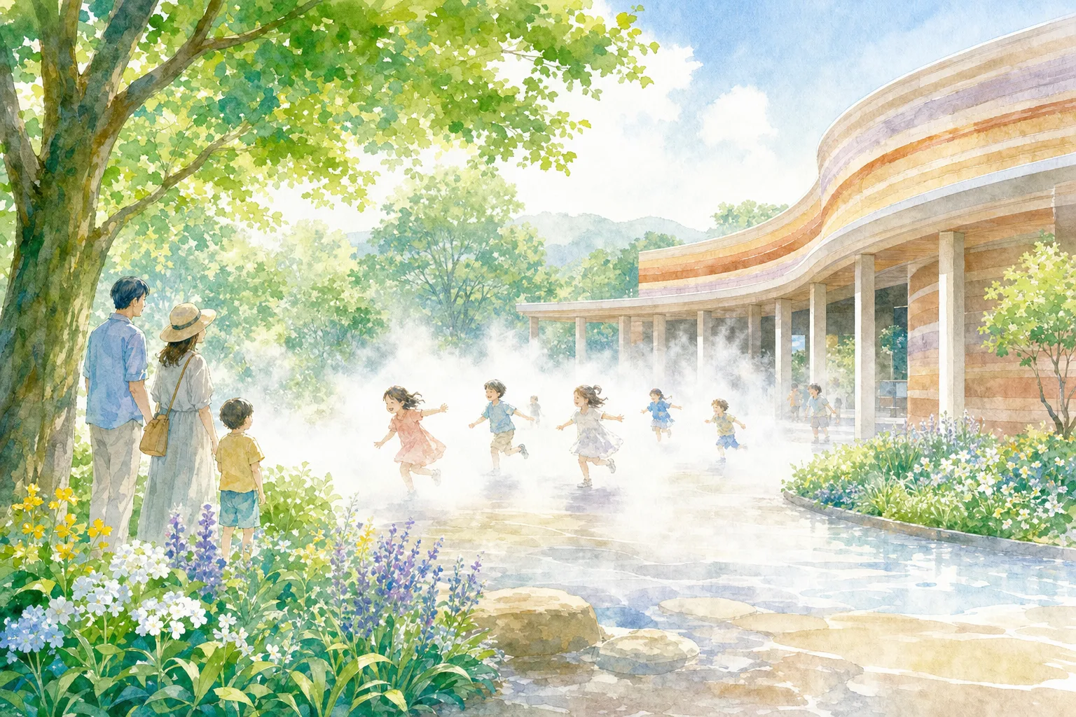2026年 大森貝塚遺跡庭園 霧の噴水 1日満喫コース