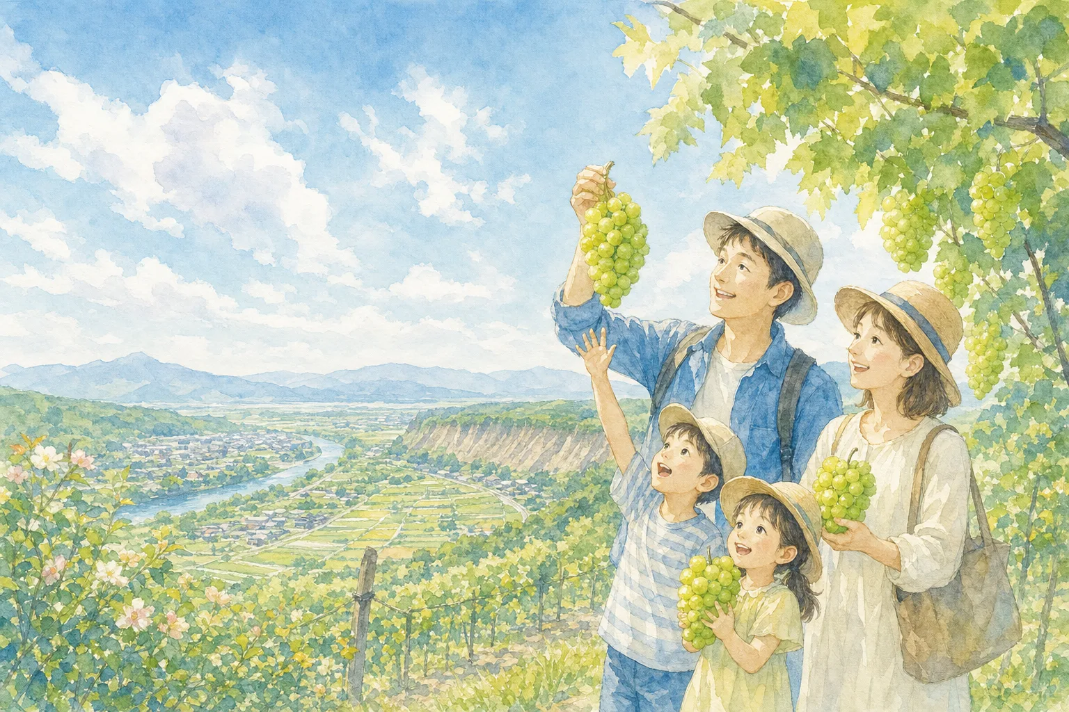 2026年 まこちゃん園(ぶどう狩り)の味覚狩り 1日満喫コース