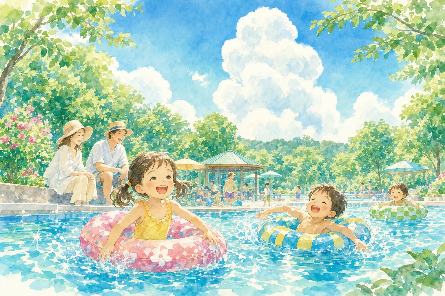 2026年 百目木公園プール 1日満喫コース