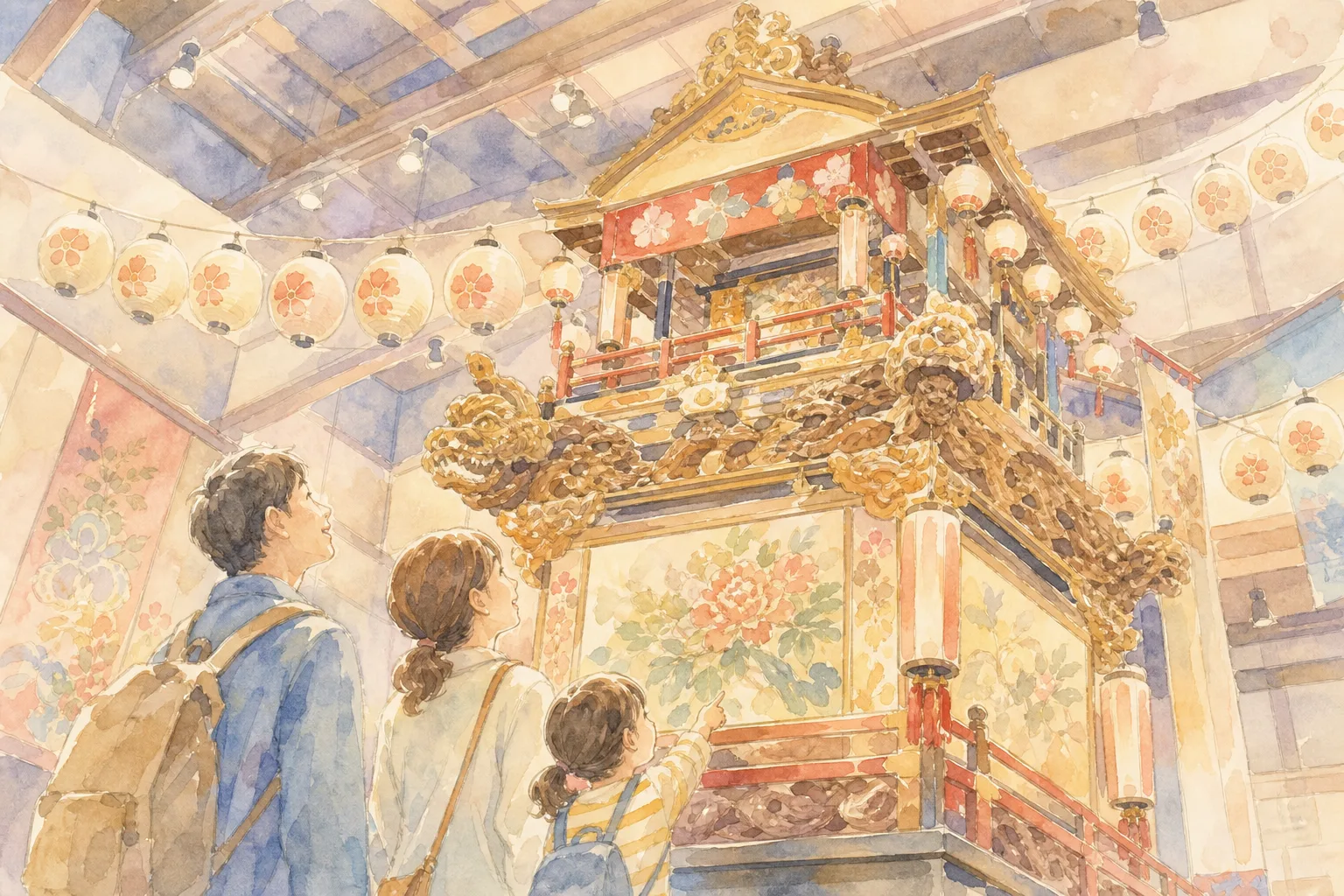 越中八尾観光会館(曳山展示館)