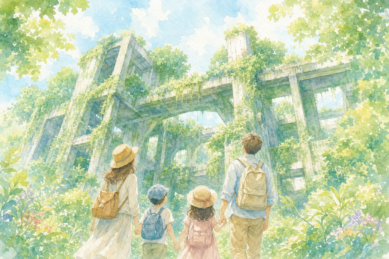 国史跡 北沢浮遊選鉱場跡