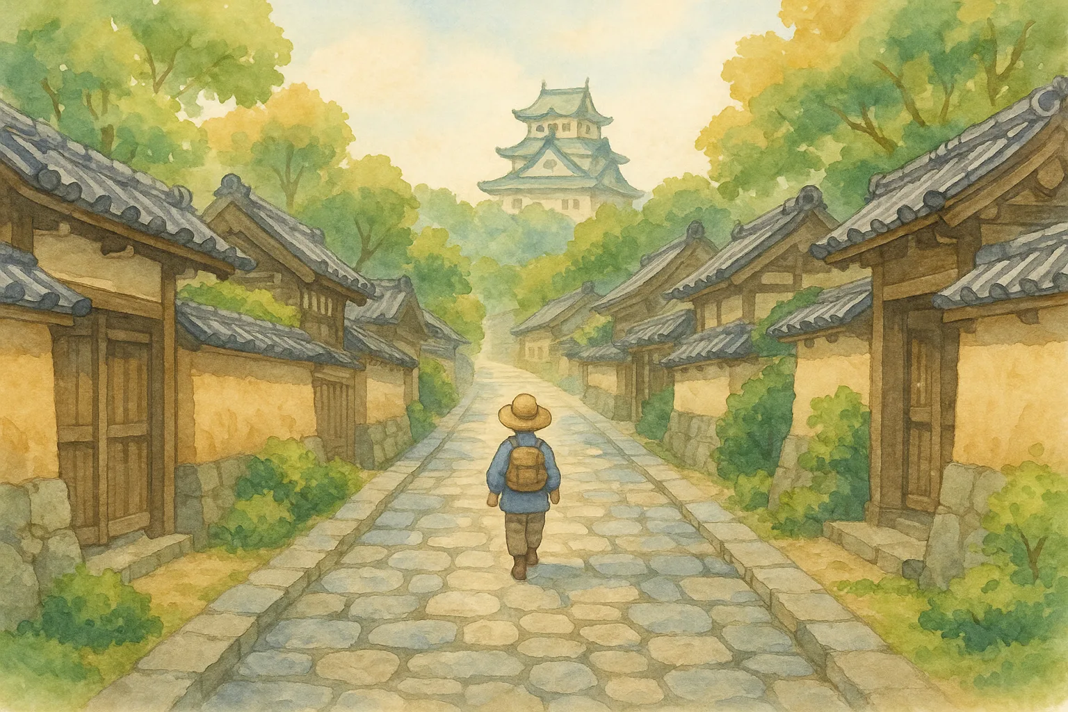 杵築・国東 酢屋の坂と富貴寺 坂道さんぽと仏の里