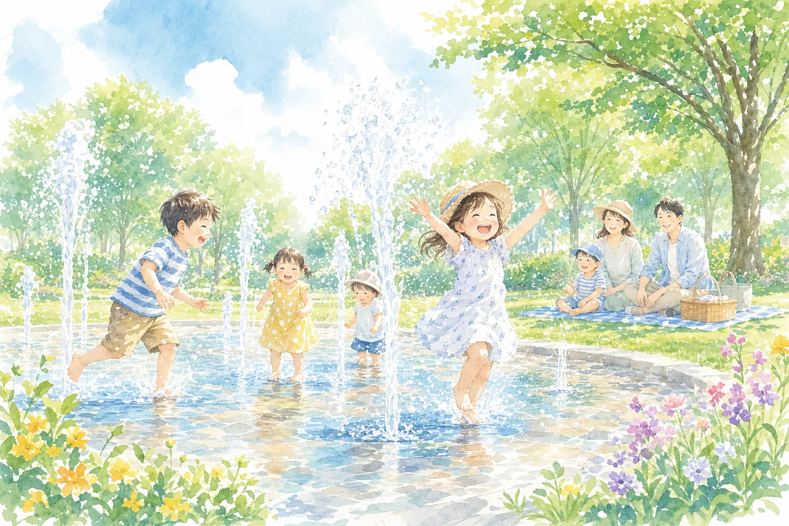 2026年 いちのへ花の丘公園 子供池 1日満喫コース