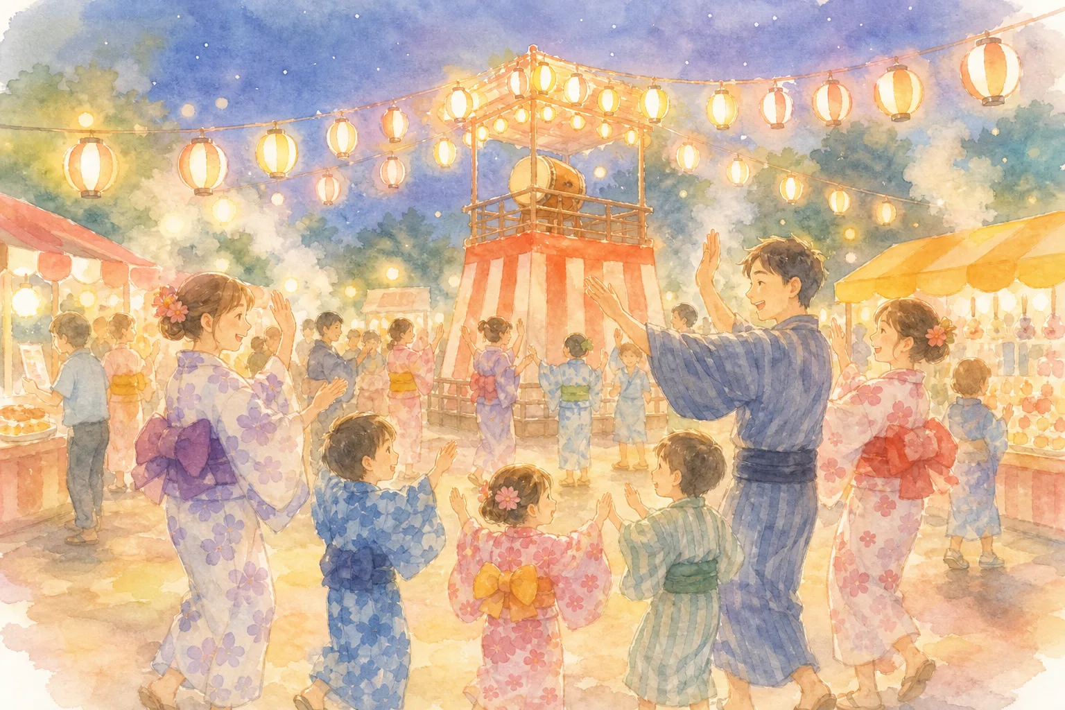 むらた盆踊り会場(村田町中央公民館駐車場)
