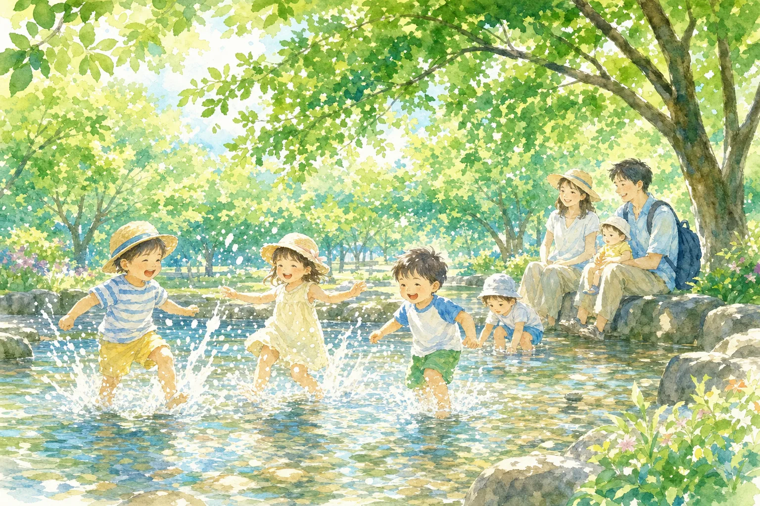 2026年 白木町公園 徒渉池 1日満喫コース