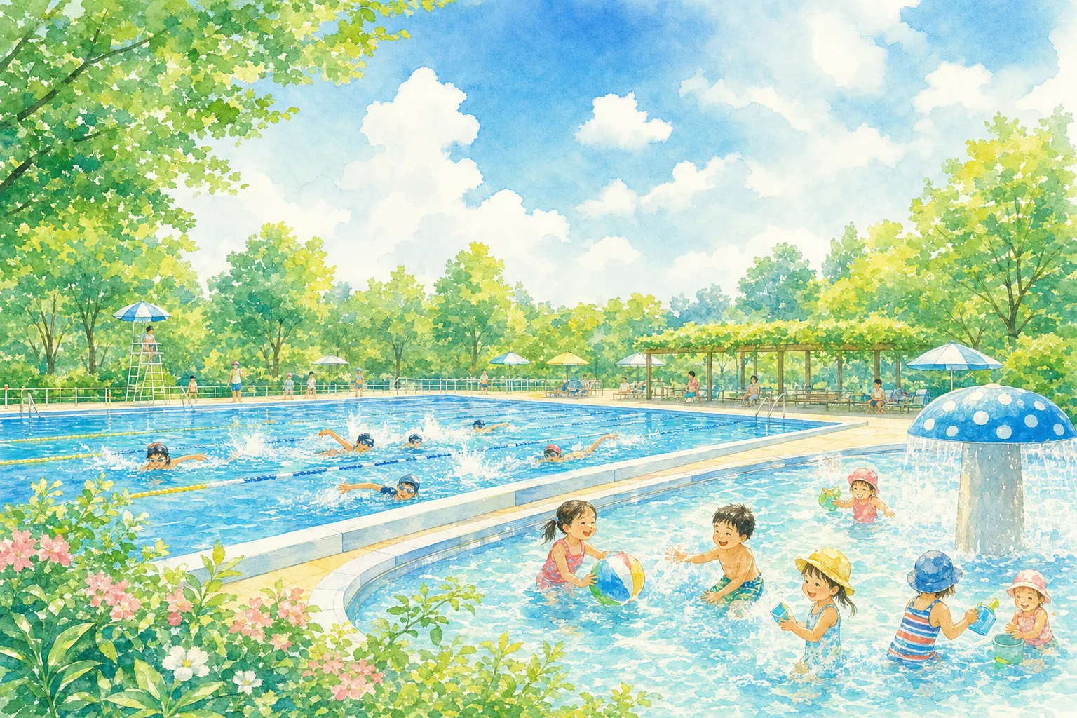2026年 山崎公園プール 1日満喫コース