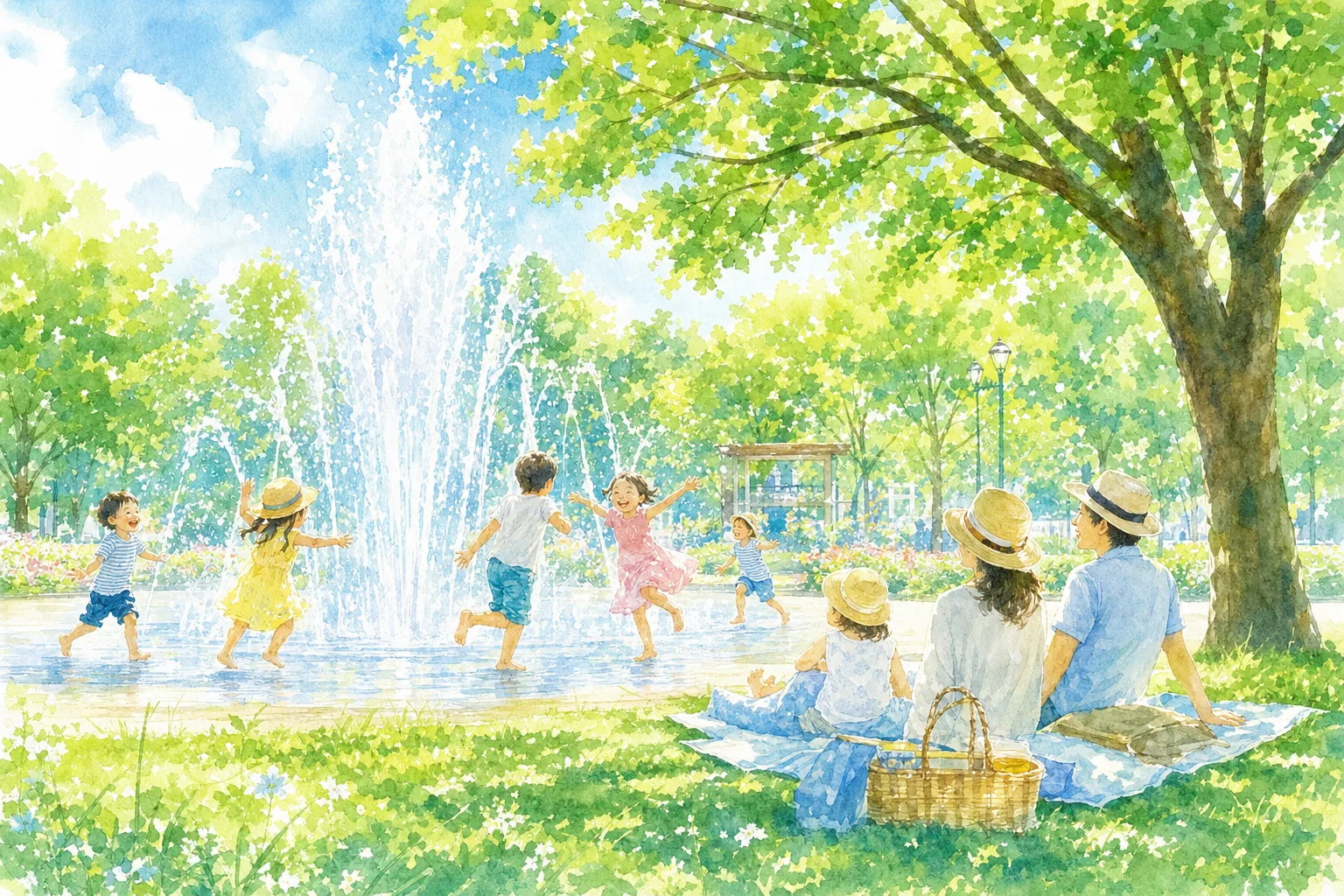 2026年 玉村町北部公園 噴水広場 1日満喫コース