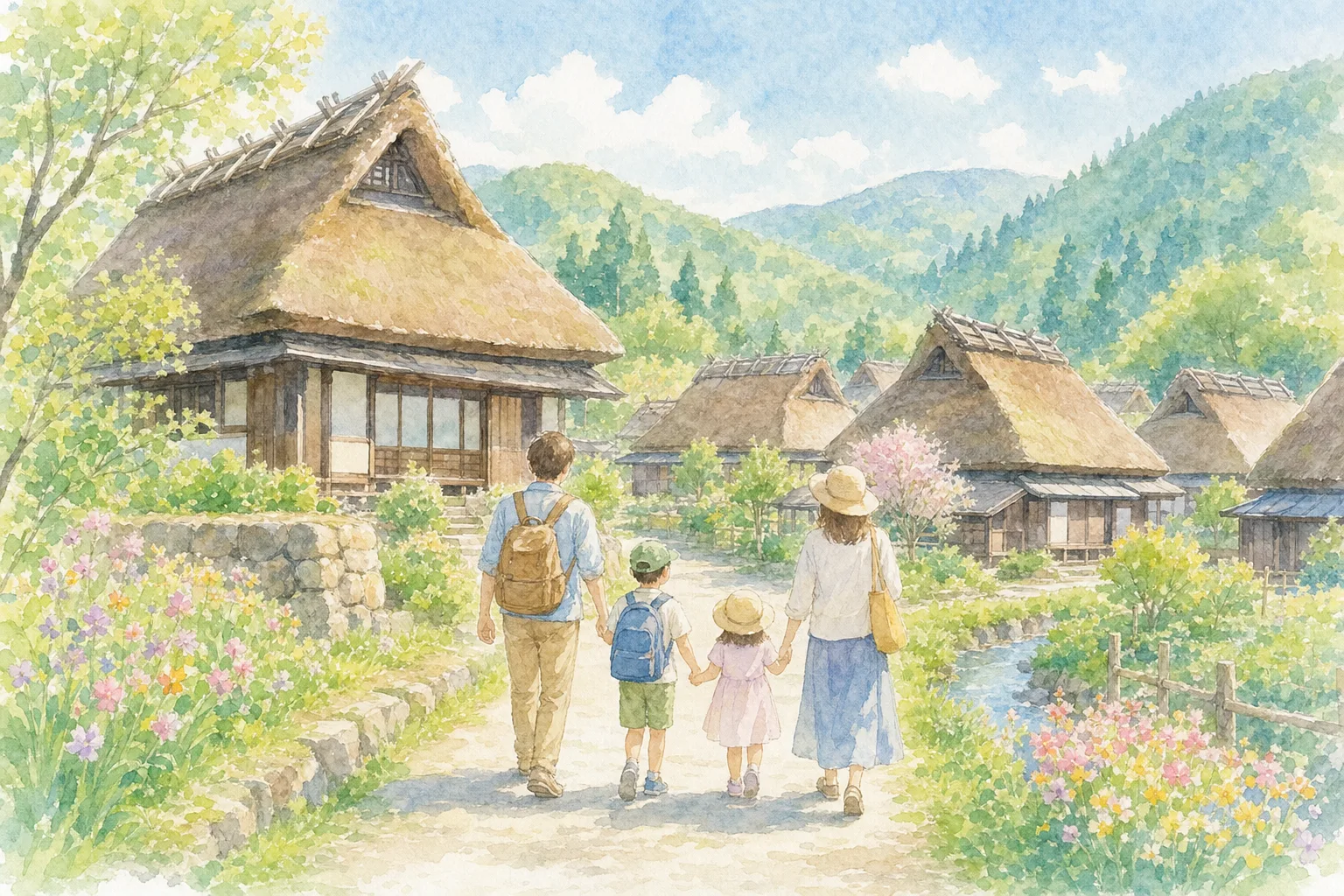 前沢曲家集落群（南会津町前沢 重要伝統的建造物群保存地区）