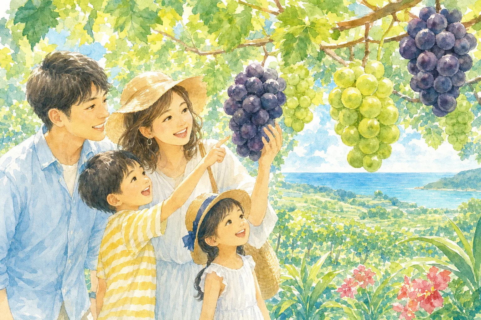 2026年 二月田ぶどう園の味覚狩り 1日満喫コース