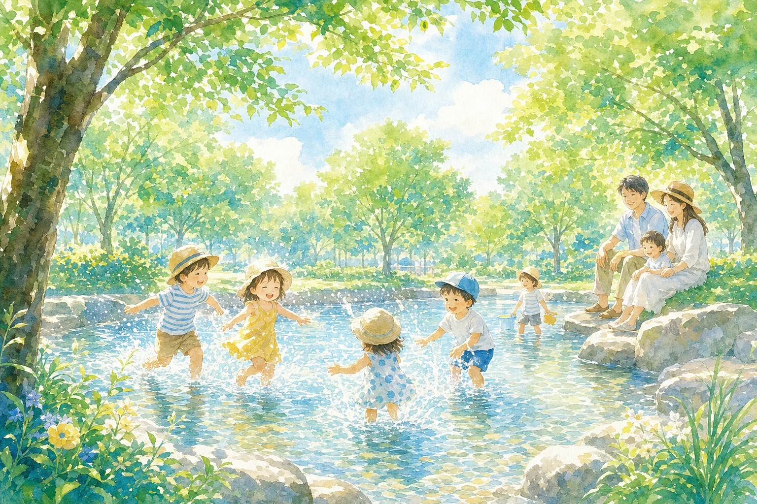 2026年 白金台どんぐり児童遊園 じゃぶじゃぶ池 1日満喫コース