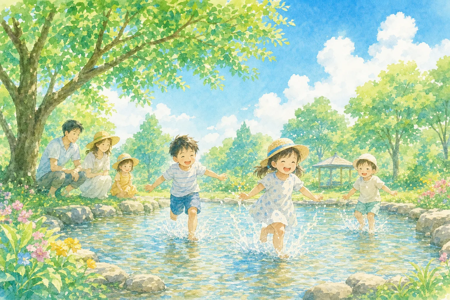 2026年 太田北公園 徒渉池 1日満喫コース