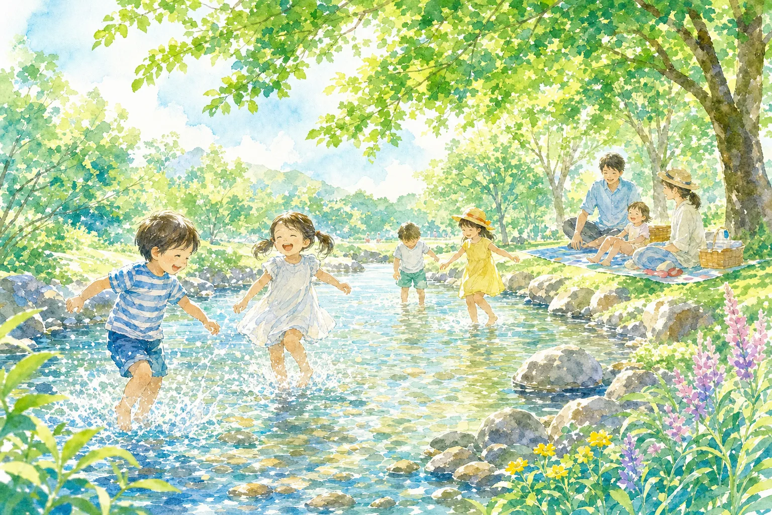 2026年 うねうね公園 せせらぎ 1日満喫コース