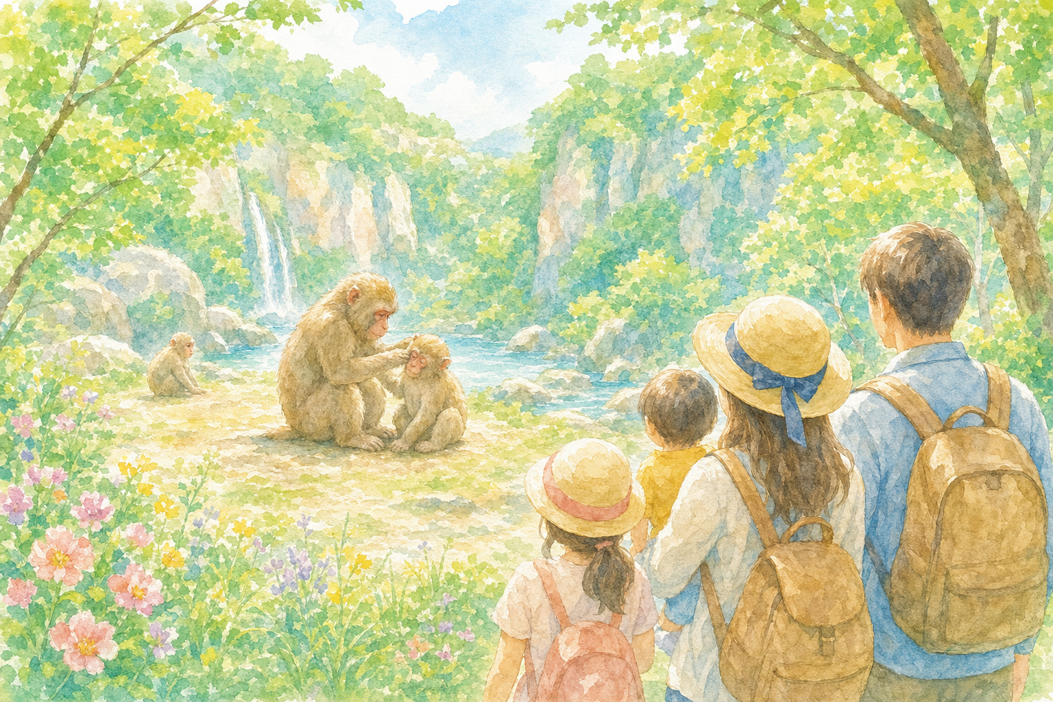 銚子渓おさるの国