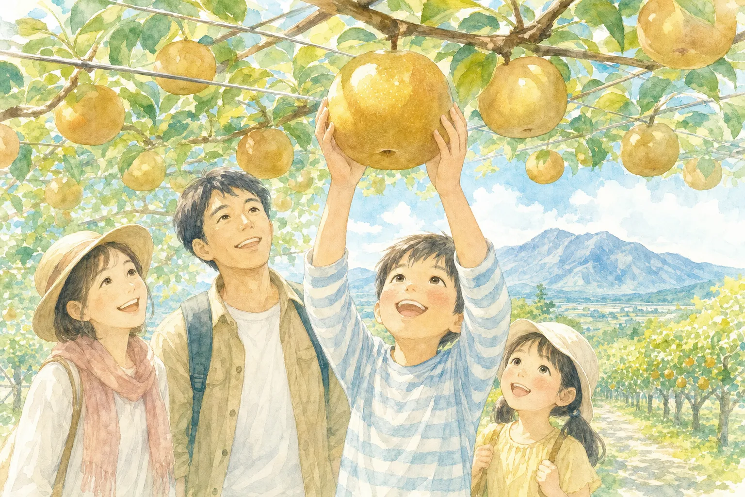 2026年 よこせ梨園(梨狩り)の味覚狩り 1日満喫コース