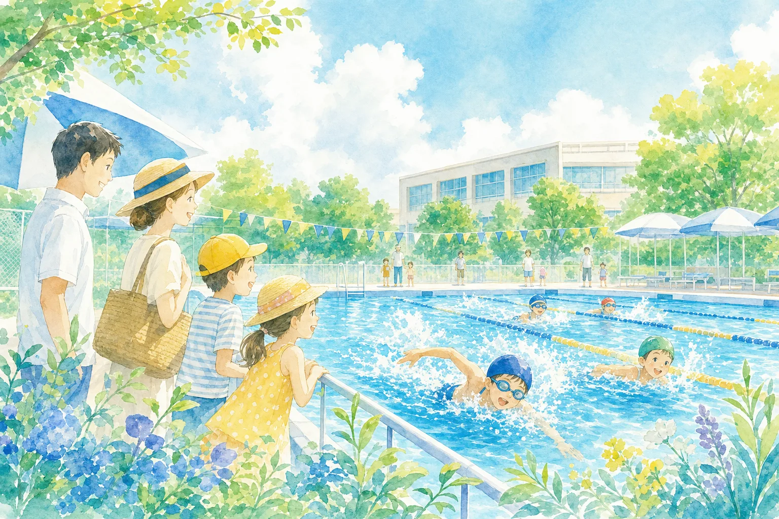 2026年 王寺町立王寺北義務教育学校 屋外プール 1日満喫コース