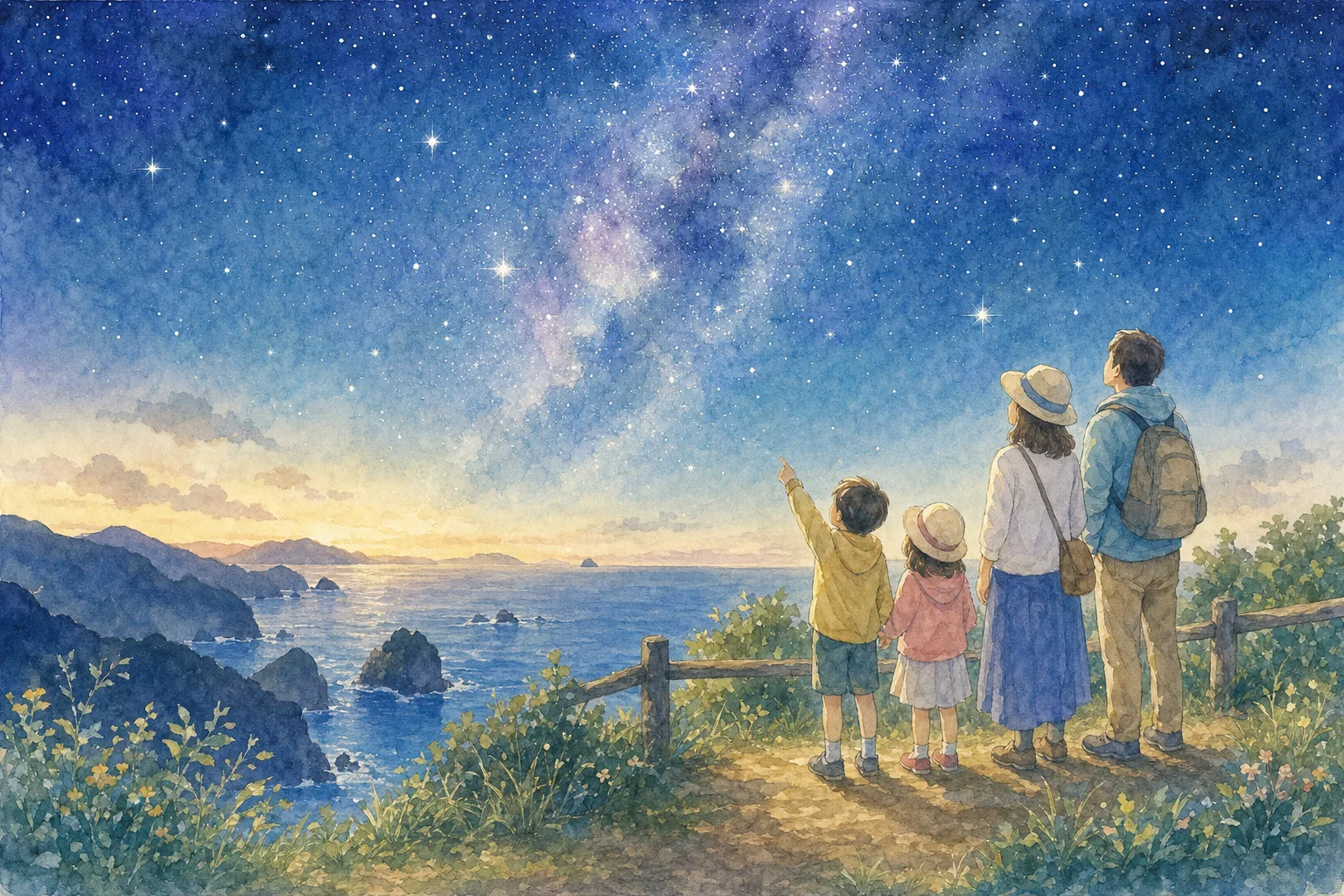 2026年 赤ハゲ山展望台の星空 1日満喫コース