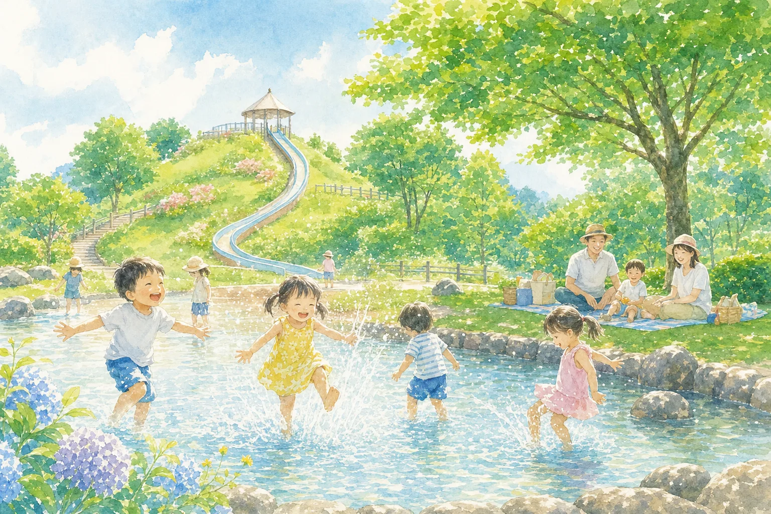 2026年 経ヶ丸グリーンパーク 水遊び場 1日満喫コース