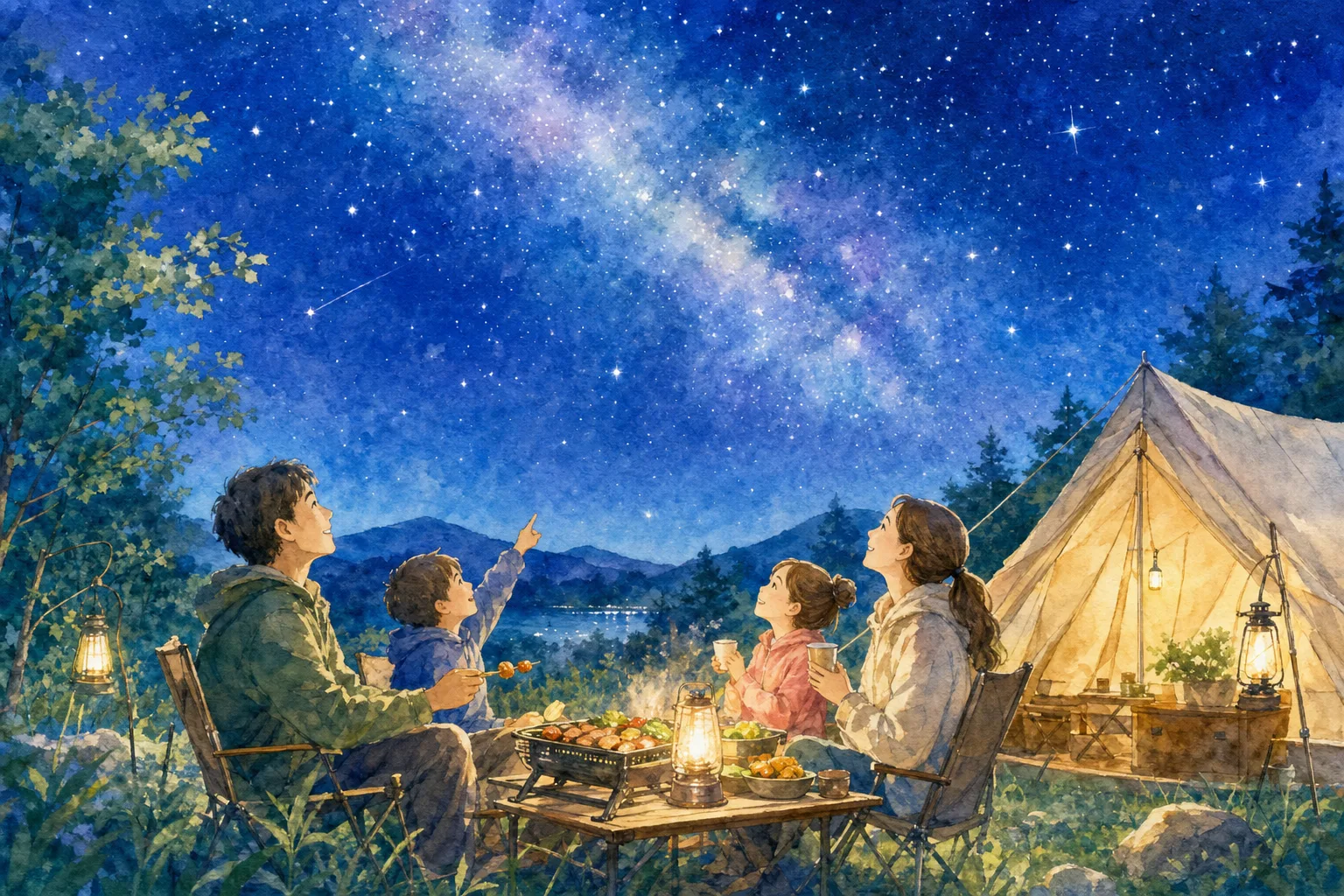 2026年 星空間オートキャンプ場の星空 1日満喫コース