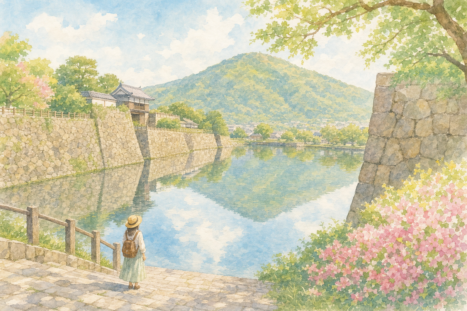 萩城跡指月公園