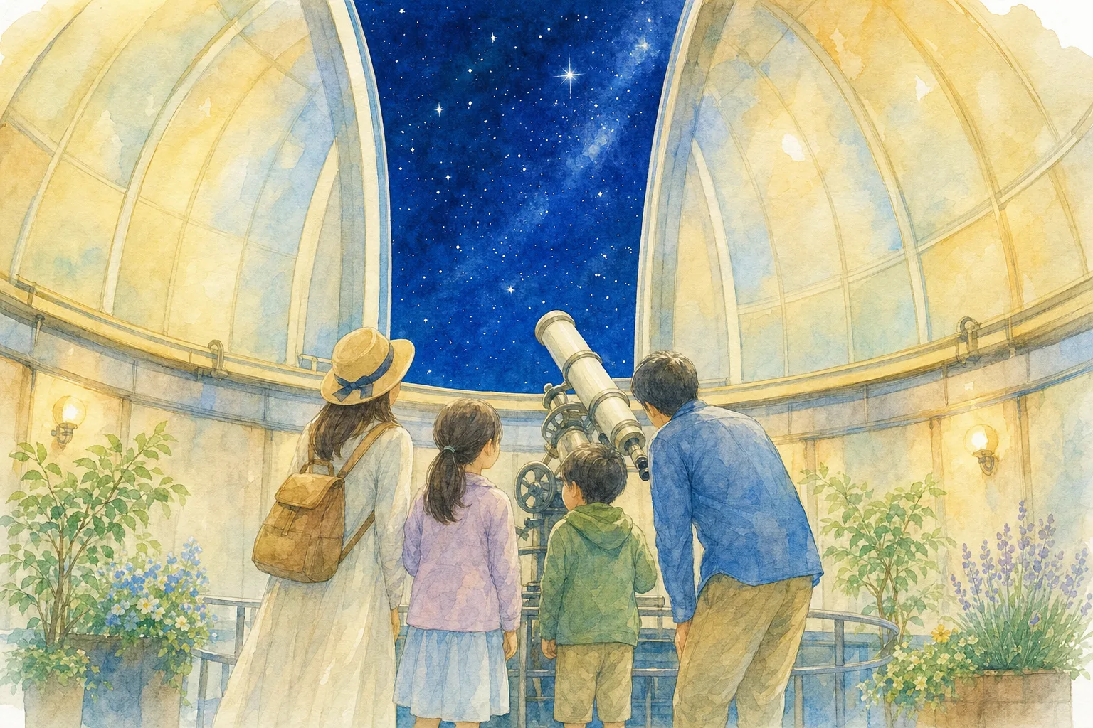 2026年 山梨県立科学館 天体観測室の星空 1日満喫コース