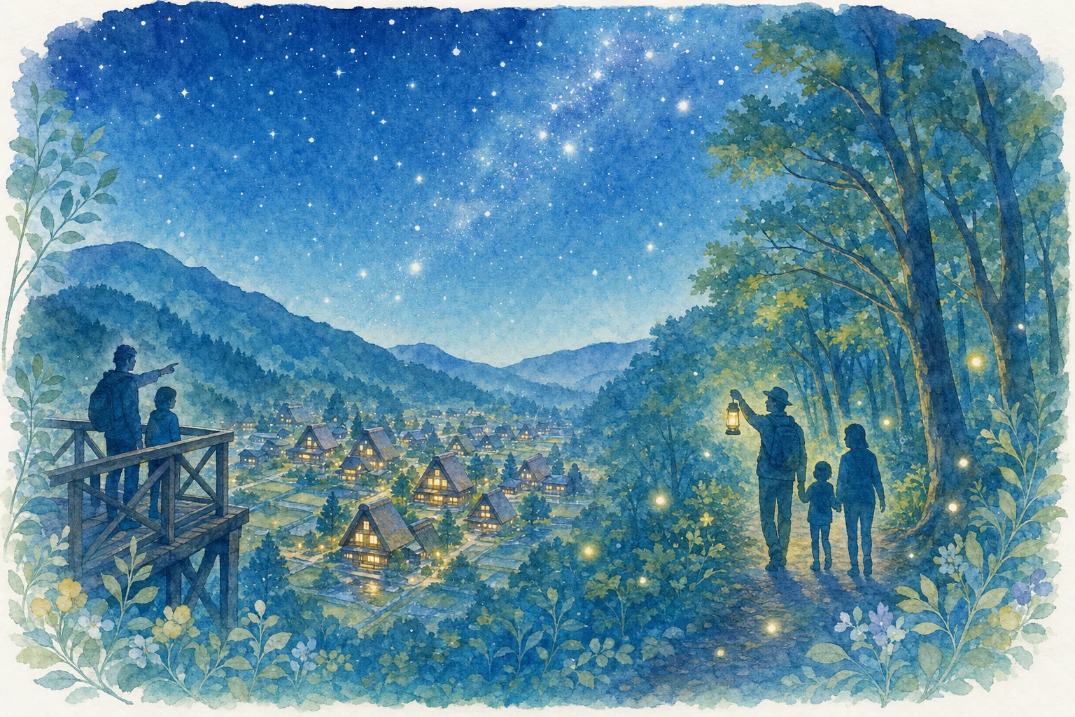 2026年 白川郷自然學校の星空 1日満喫コース