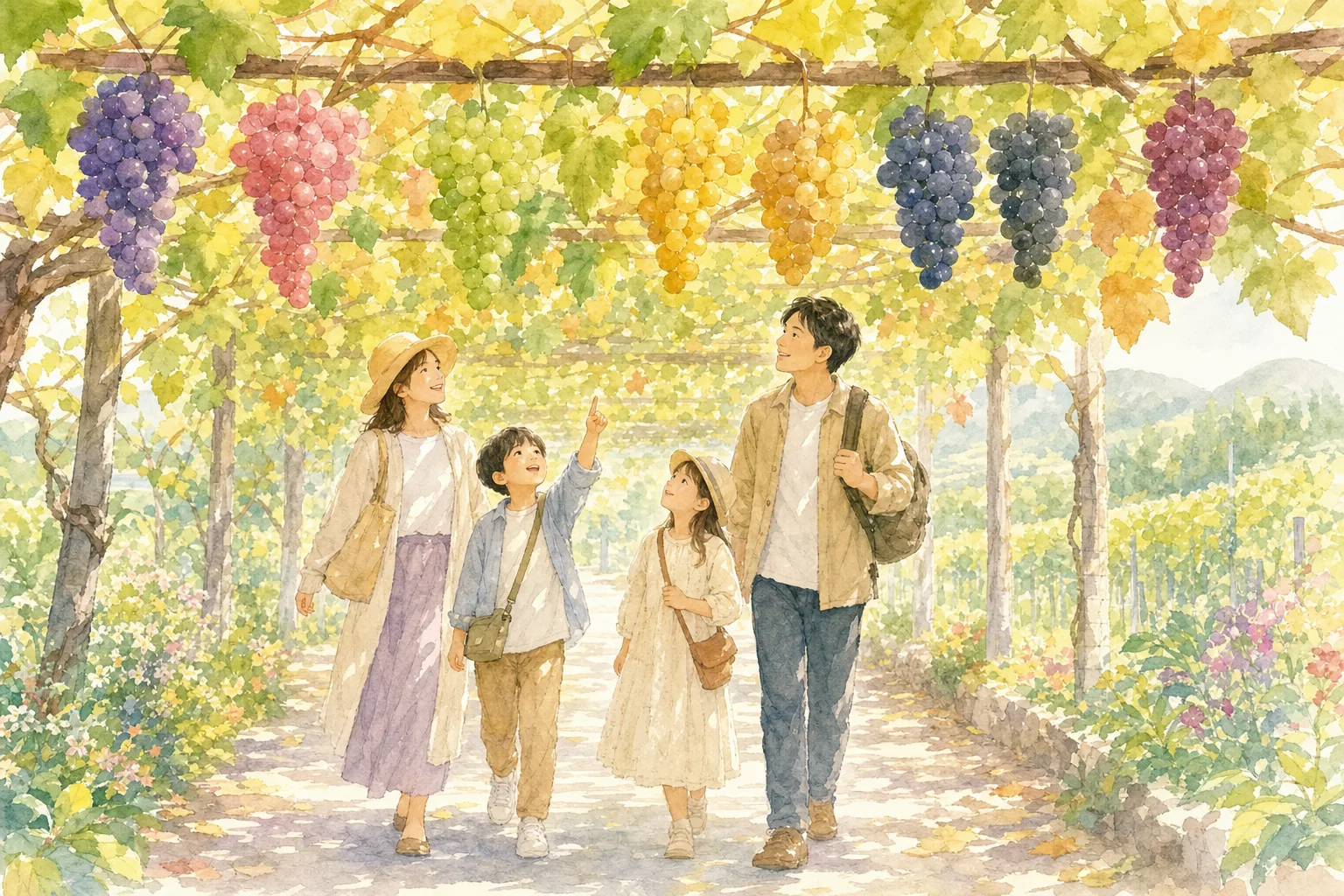 2026年 観光ふじブドウ園の味覚狩り 1日満喫コース