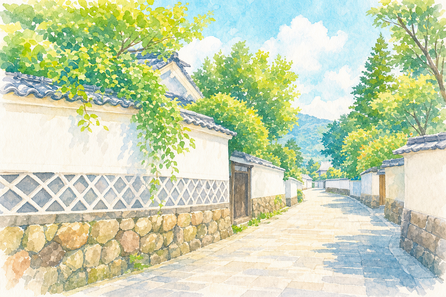 萩 堀内 武家屋敷群