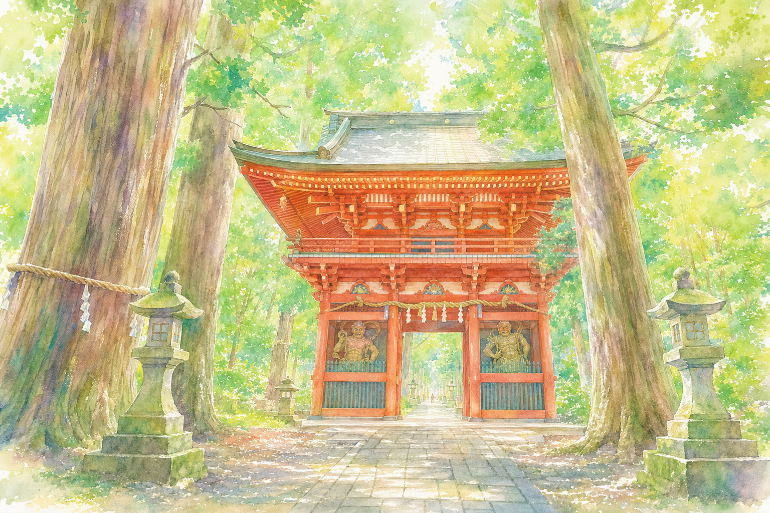 羽黒山 随神門