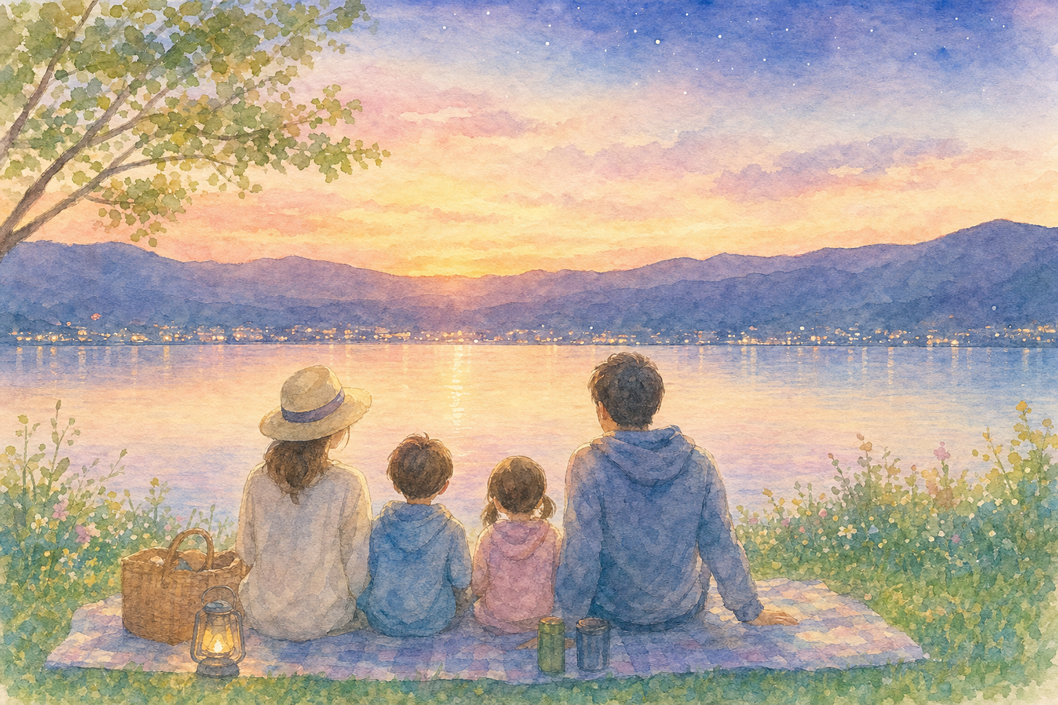 諏訪湖祭湖上花火大会会場