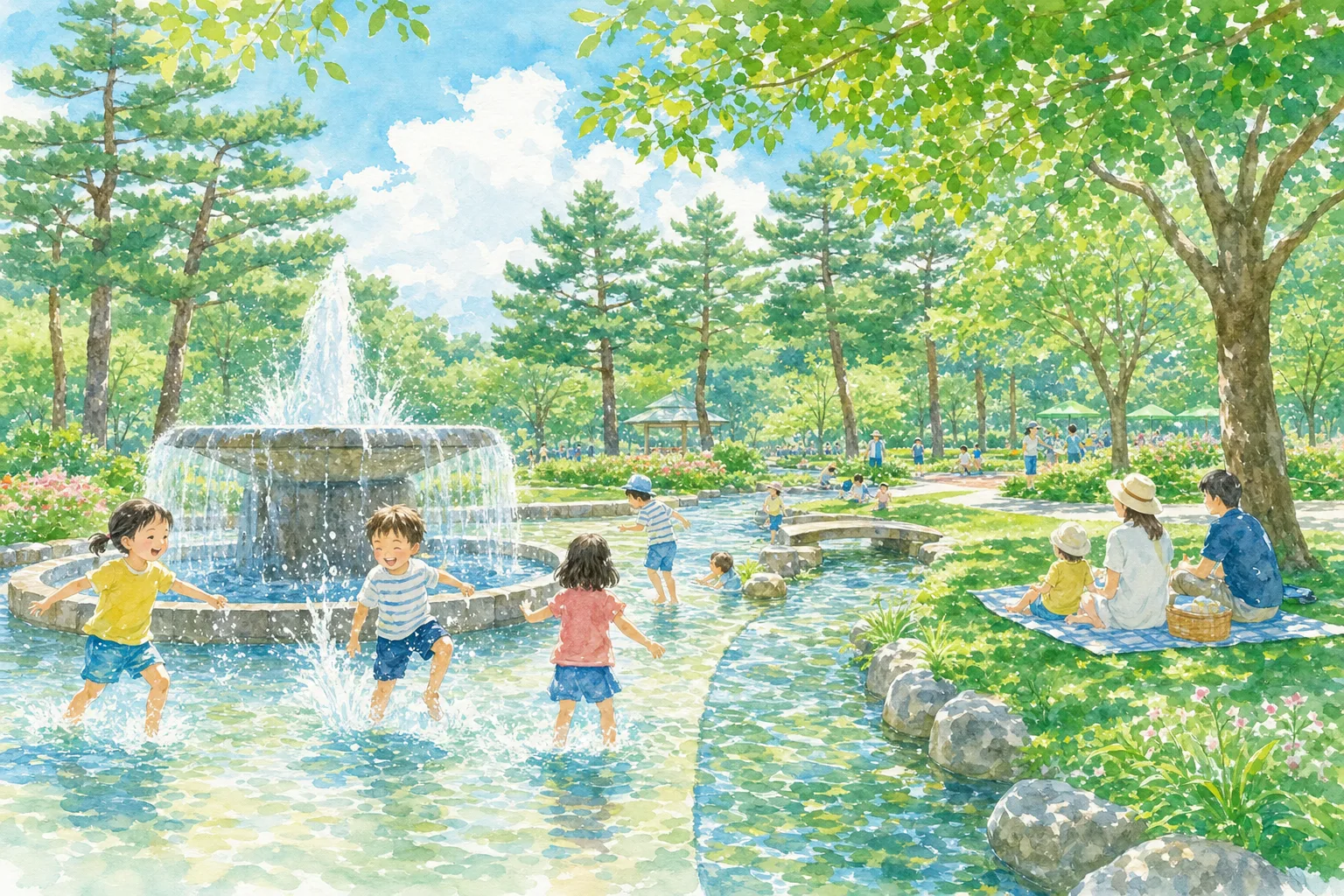 2026年 酒津公園 親水広場 1日満喫コース