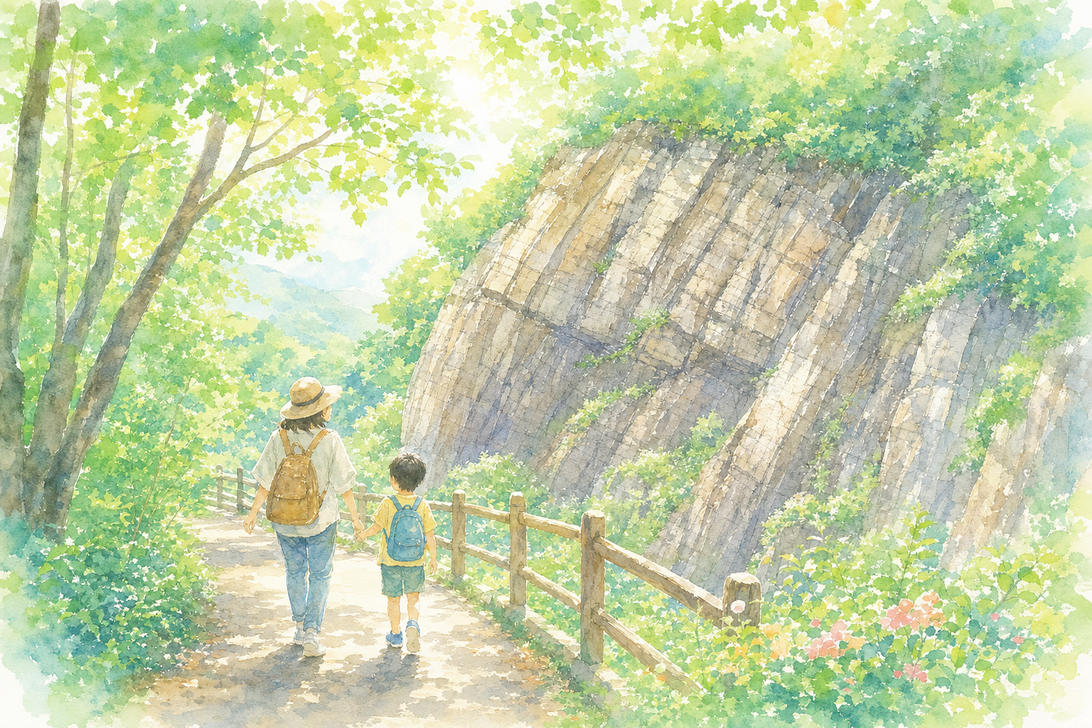 フォッサマグナパーク(糸魚川-静岡構造線断層露頭)