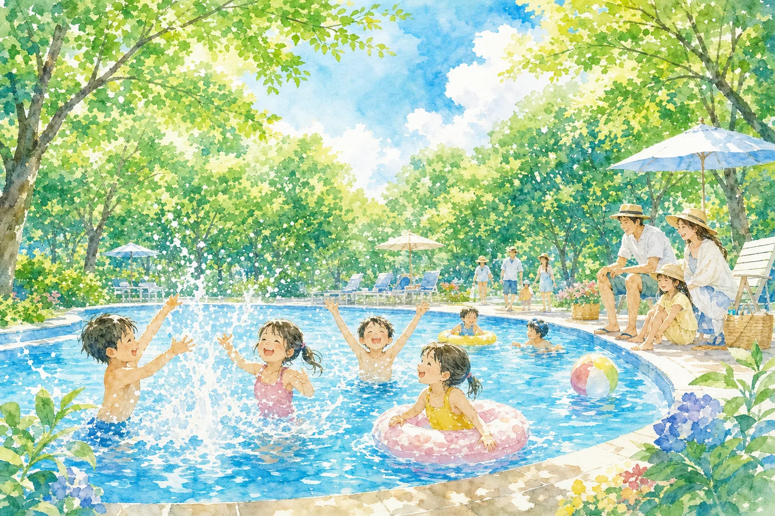 2026年 杉並区立和田堀公園プール 1日満喫コース