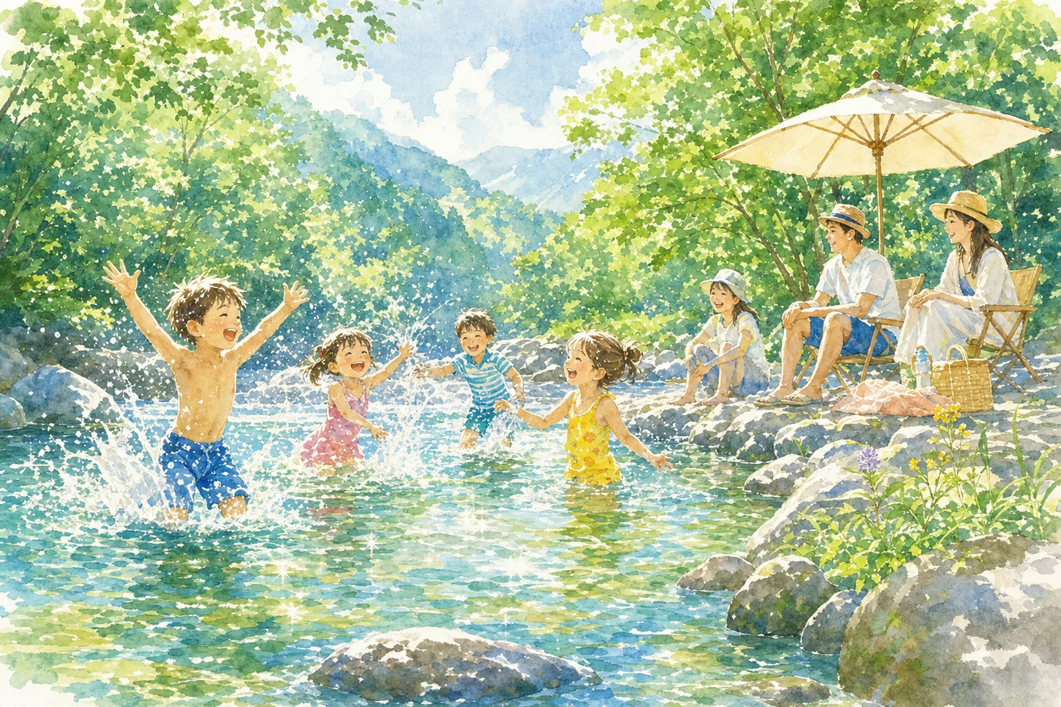 2026年 野島河川プール 1日満喫コース