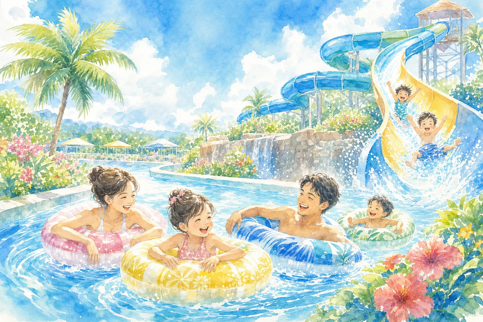 2026年 芦屋海浜公園 レジャープールアクアシアン 1日満喫コース