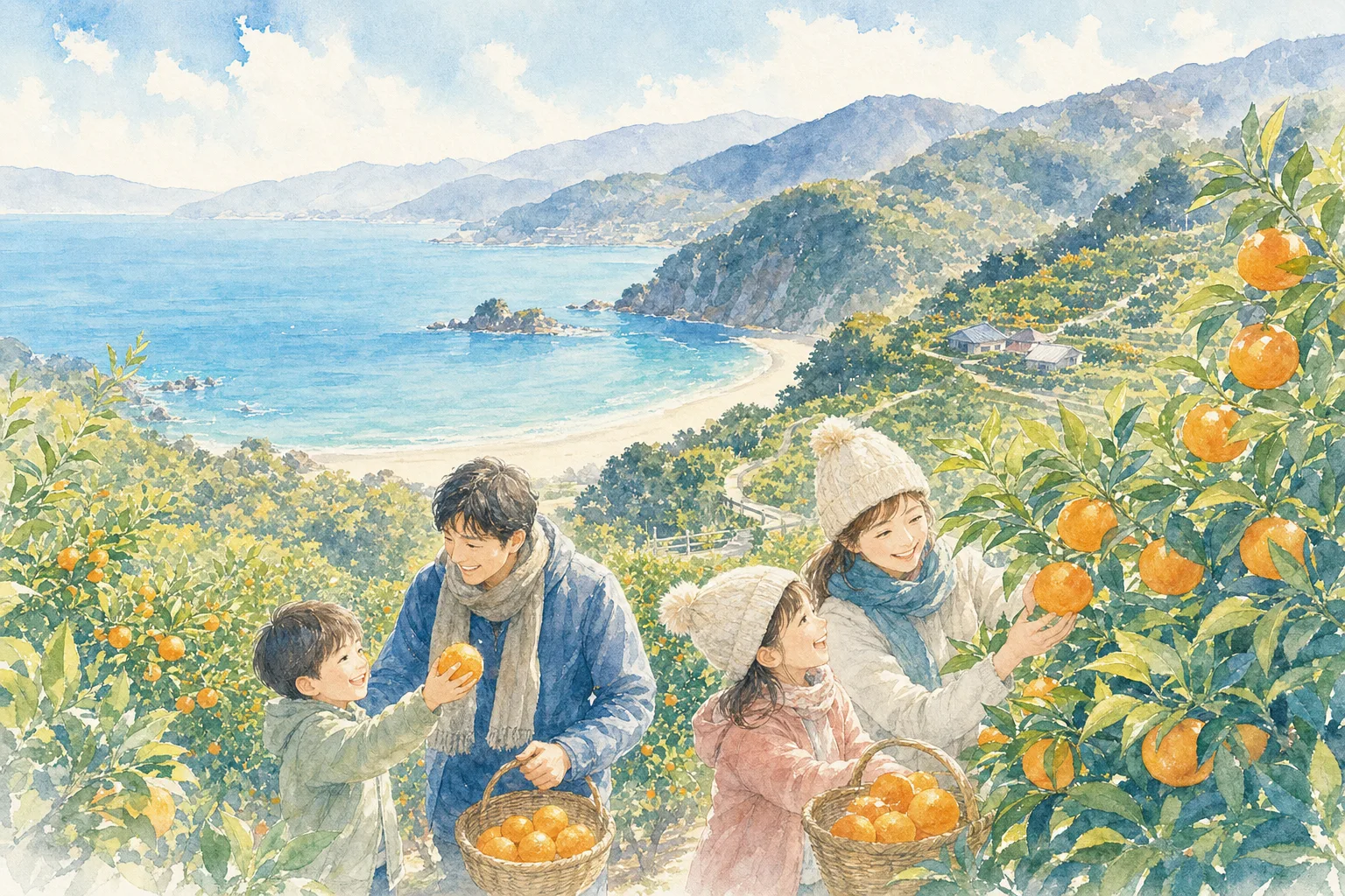 2026年 土実樹農園(みかん狩り)の味覚狩り 1日満喫コース