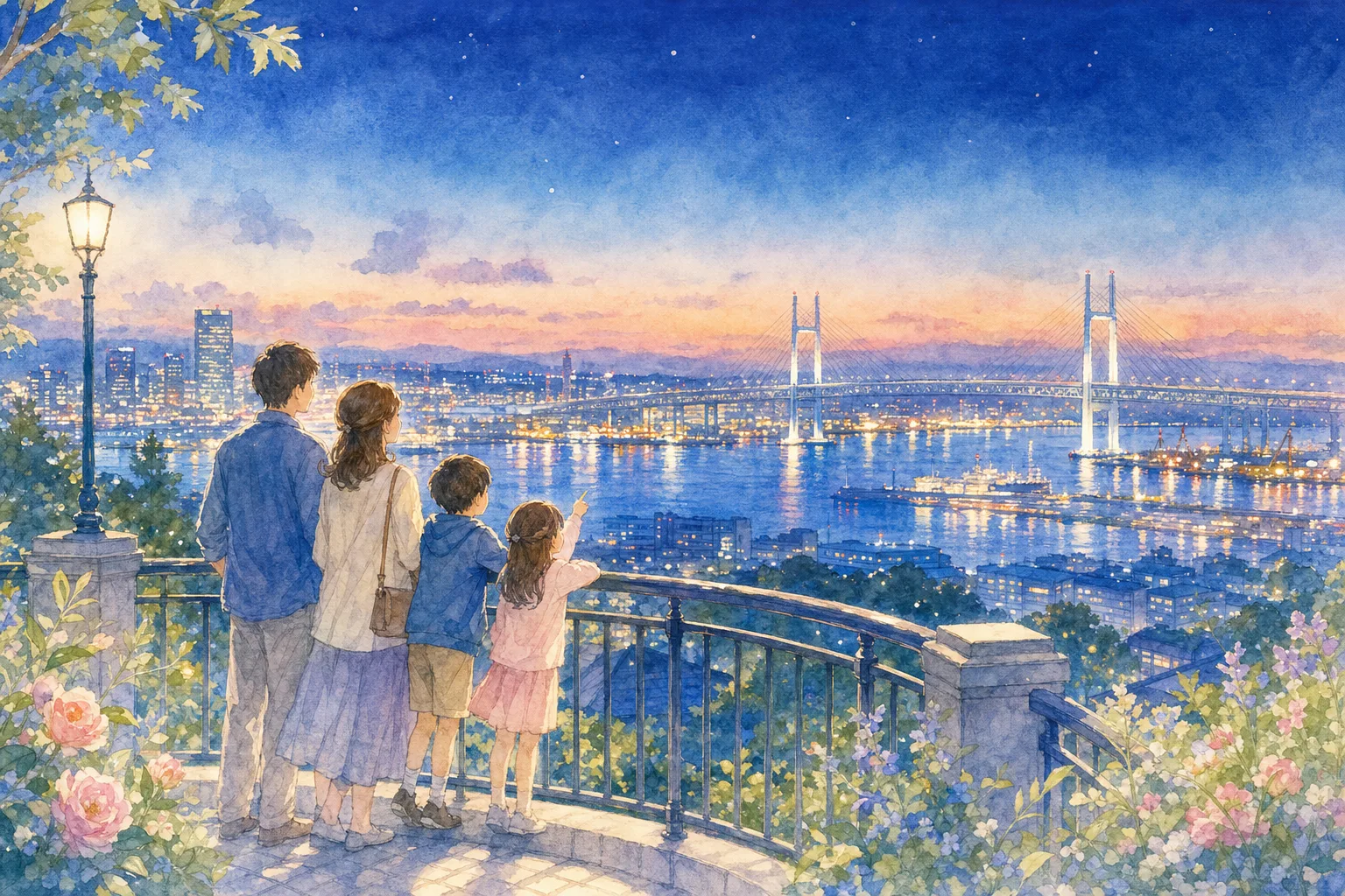 2026年 港の見える丘公園の夜景 1日満喫コース