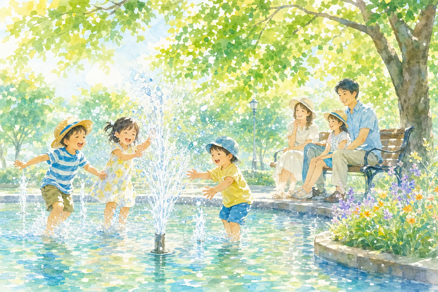2026年 五反野コミュニティ公園 じゃぶじゃぶ池 1日満喫コース