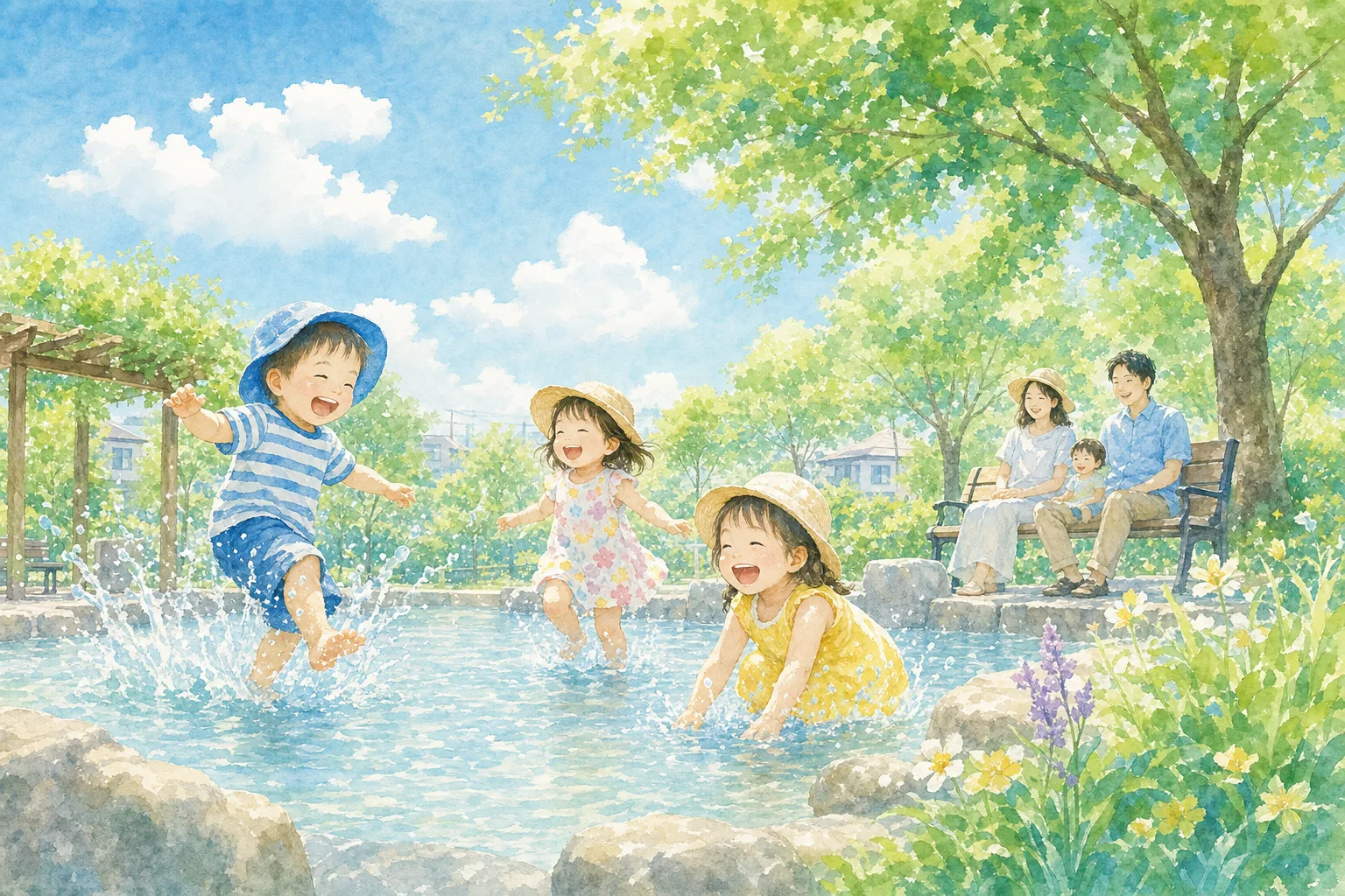 2026年 美しが丘西公園 水遊び場 1日満喫コース