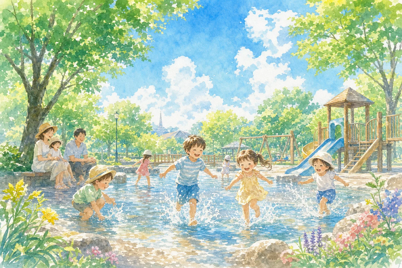 2026年 つつじヶ丘公園 水遊び場 1日満喫コース