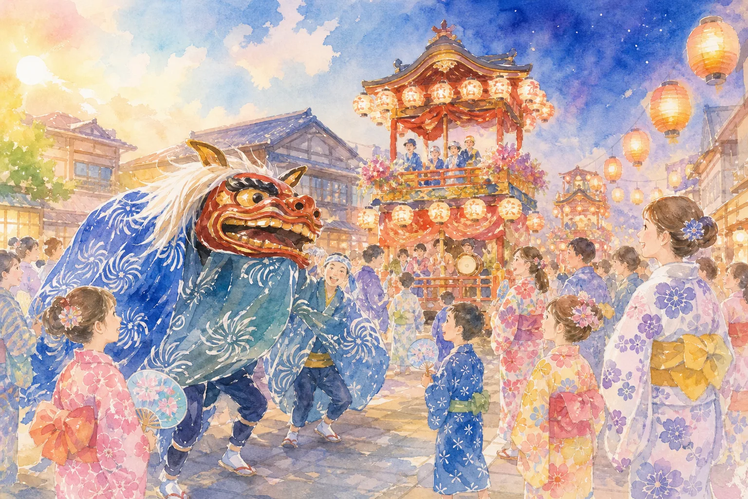 石岡のお祭り(常陸國總社宮例大祭) 会場(常陸國總社宮周辺・市内各町内)