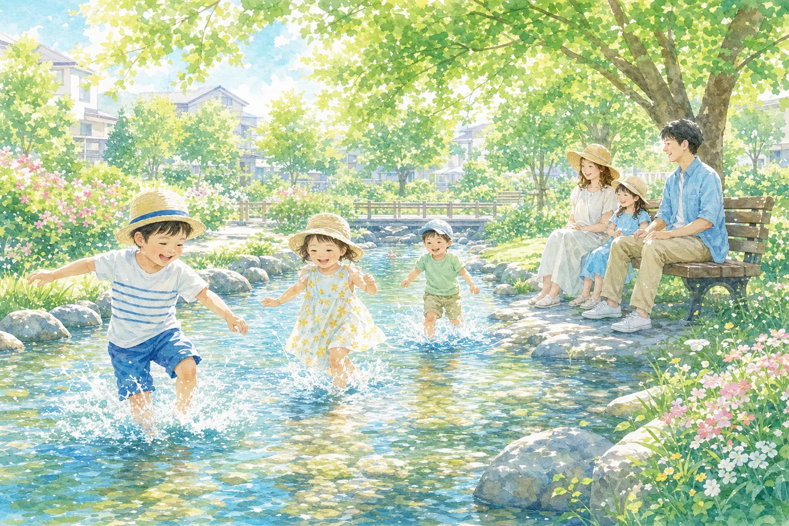 2026年 中根公園 じゃぶじゃぶ池・流れ 1日満喫コース