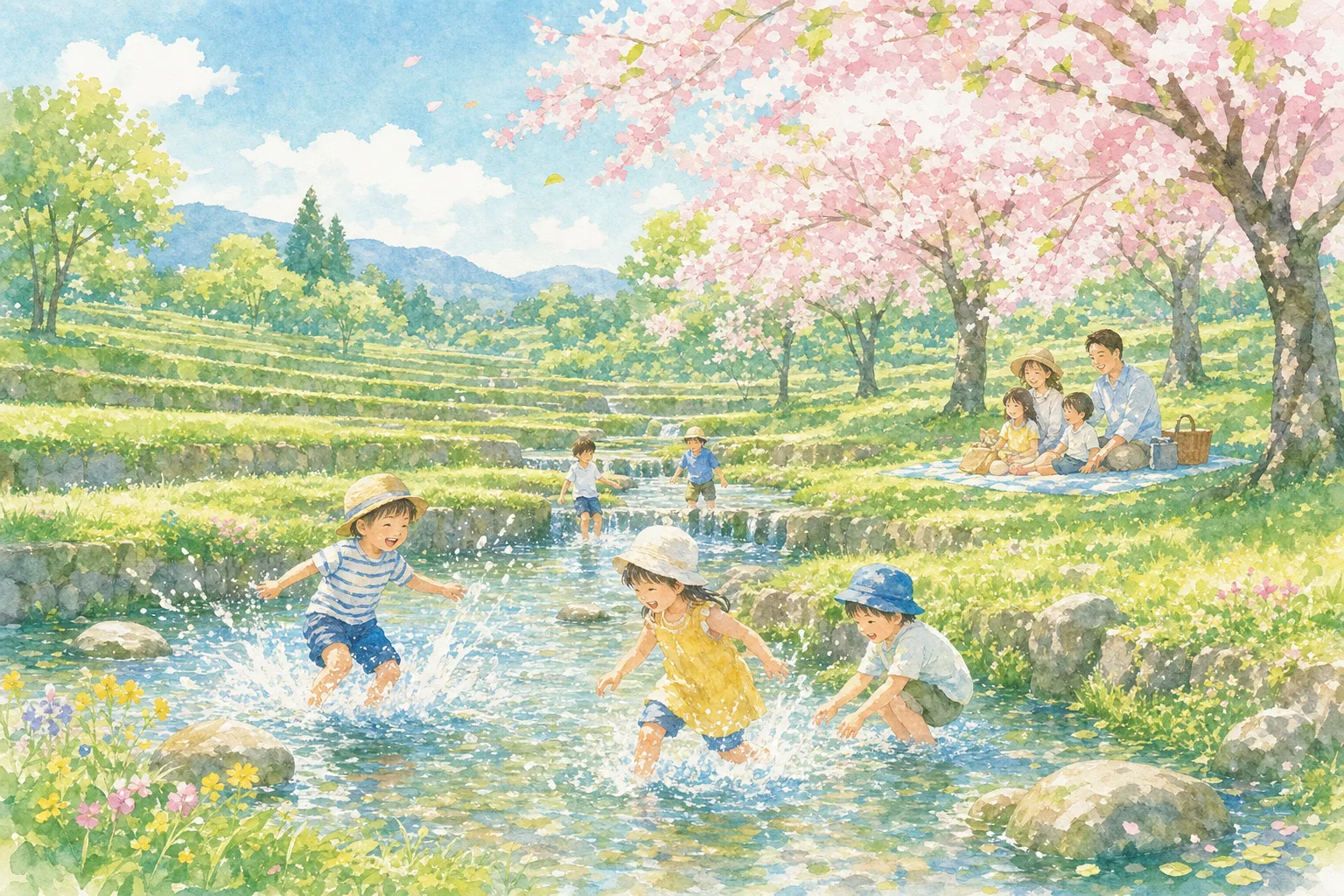2026年 けいはんな記念公園 芝生広場のせせらぎ 1日満喫コース