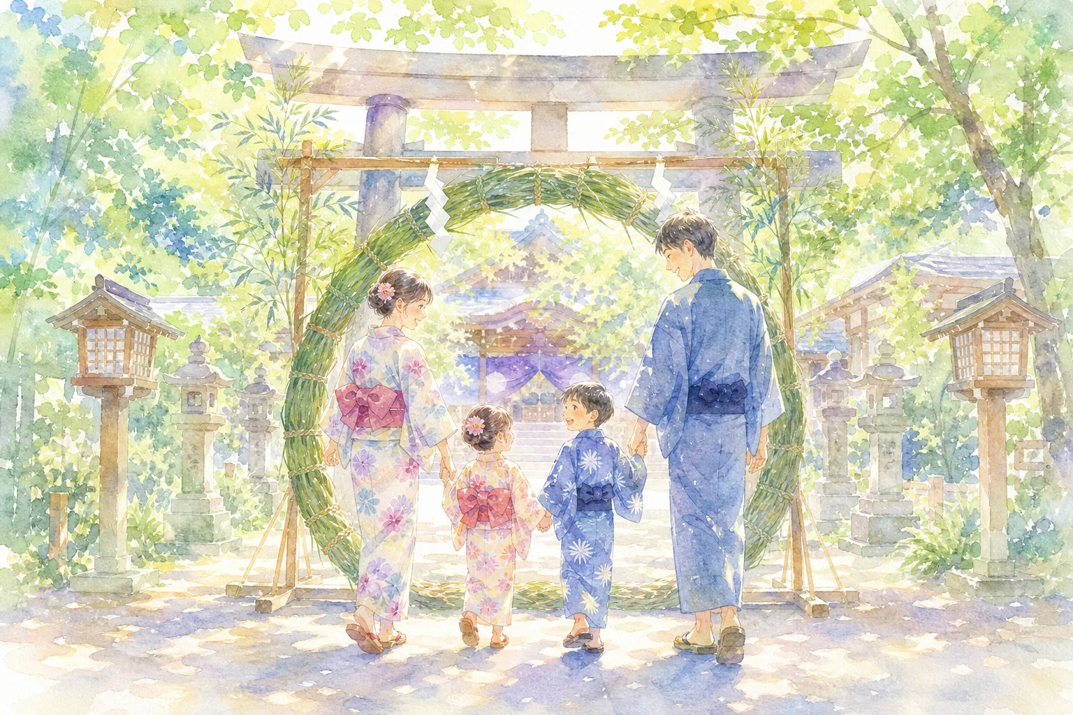 千栗八幡宮(名越祭会場)