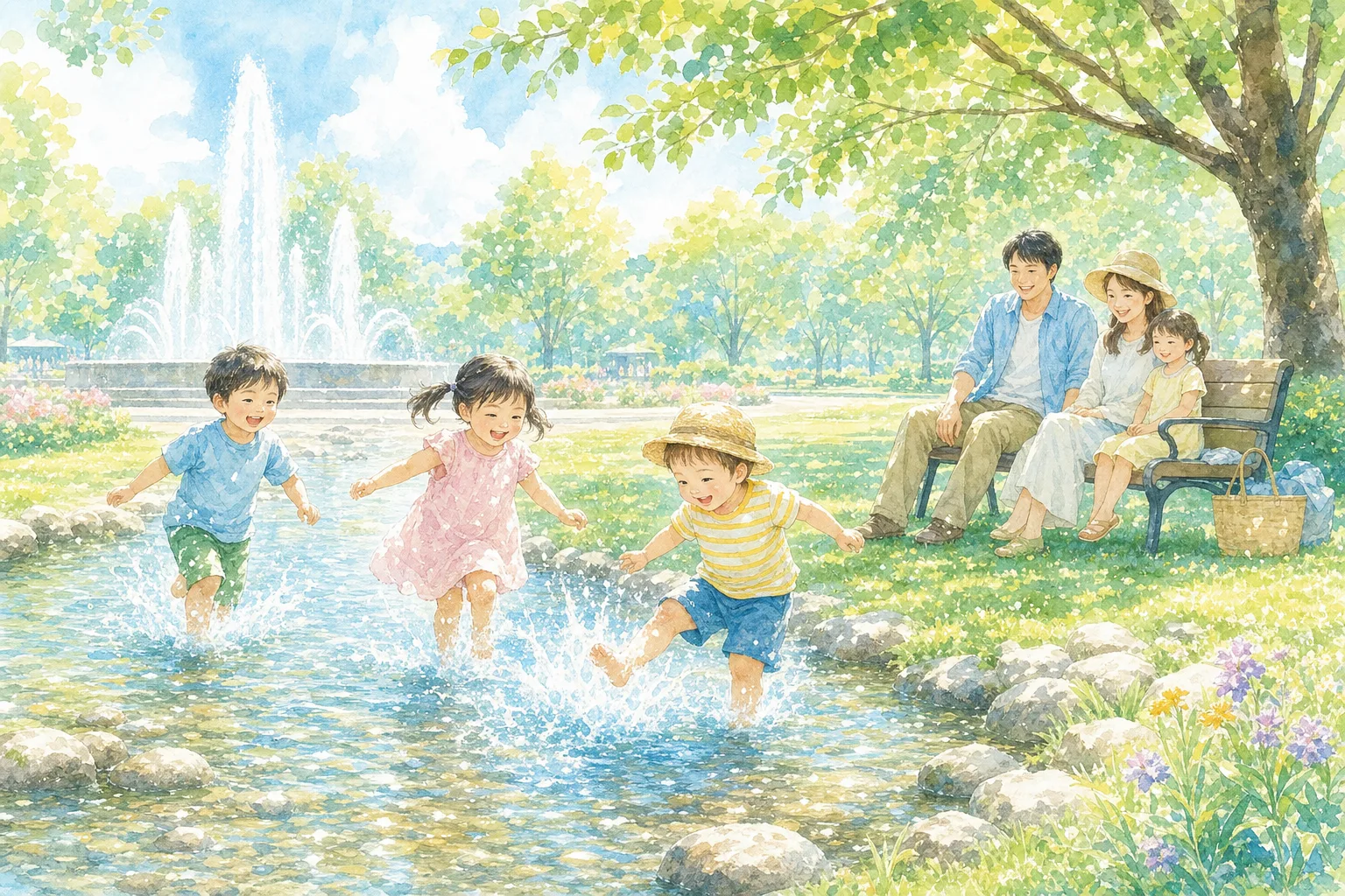 2026年 しらさぎ公園 せせらぎゾーン 1日満喫コース