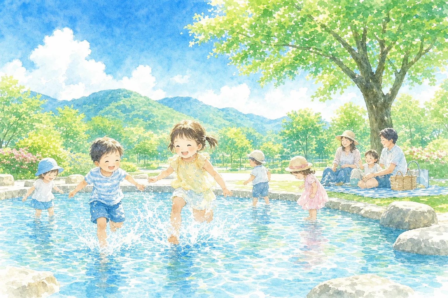 2026年 山の手草ぶえ公園 水遊び場 1日満喫コース